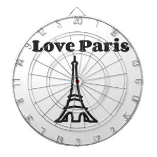 Liebe Paris Dartscheibe