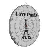 Liebe Paris Dartscheibe (Vorderseite Links)