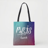 Liebe Paris Eiffel Tower Super Cool Personalisiert Tasche (Vorderseite)