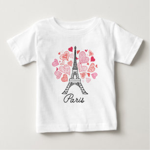 Liebe Paris, Frankreich Baby T-shirt
