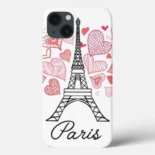 Liebe Paris, Frankreich Case-Mate iPhone Hülle (Rückseite)