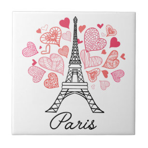 Liebe Paris, Frankreich Fliese