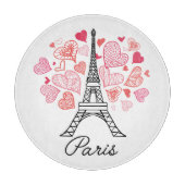 Liebe Paris-Frankreich Schneidebrett (Vorderseite)
