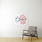 Liebe Paris, Frankreich Wandteppich (Beispiel (Horizontal))