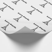 Liebe Paris Geschenkpapier (Ecke)