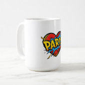 Liebe Paris Kaffeetasse (Vorderseite Links)