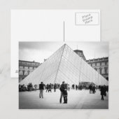 Liebe Paris, Louvre Postkarte (Vorne/Hinten)
