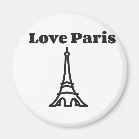 Liebe Paris Magnet (Vorne)
