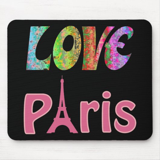 Liebe Paris Mousepad (Vorne)