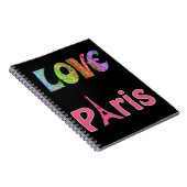 Liebe Paris Notebook Notizblock (Rechte Seite)