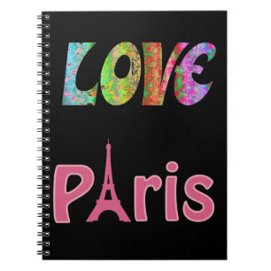 Liebe Paris Notebook Notizblock