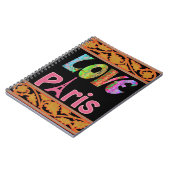 Liebe Paris Notebook Notizblock (Linke Seite)