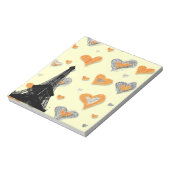 Liebe Paris Notepad Notizblock (Rotiert)