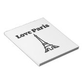 Liebe Paris Notizblock (angewinkelt)
