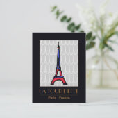 Liebe Paris Postkarte (Stehend Vorderseite)