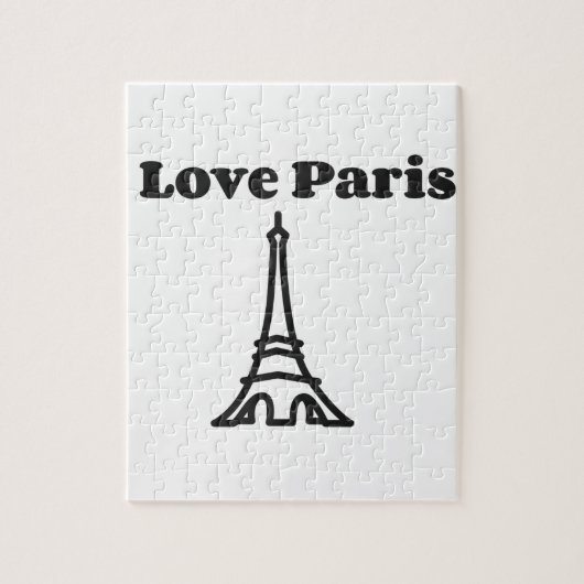 Liebe Paris Puzzle (Vertikal)