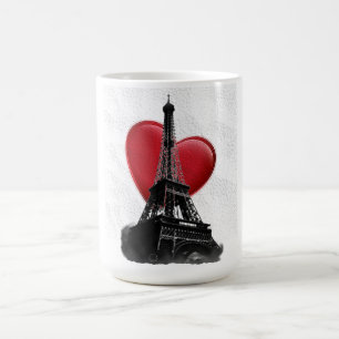 Liebe Paris Red Heart Eiffel Tower Kaffeetasse