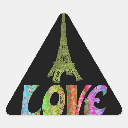 Liebe Paris Sticker (Vorderseite)