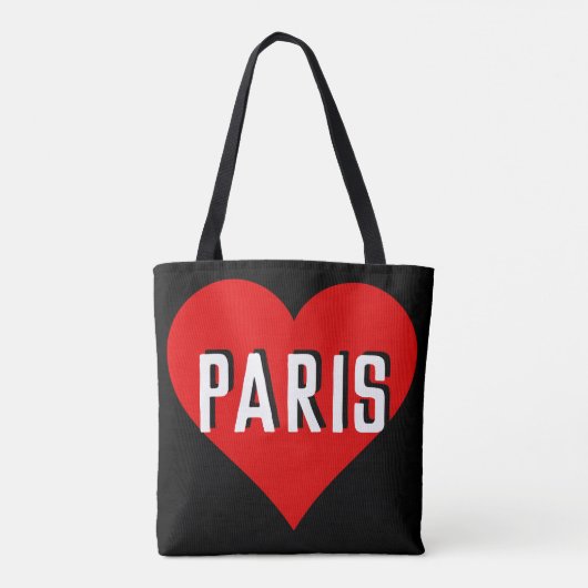 Liebe Paris Tasche (Rückseite)