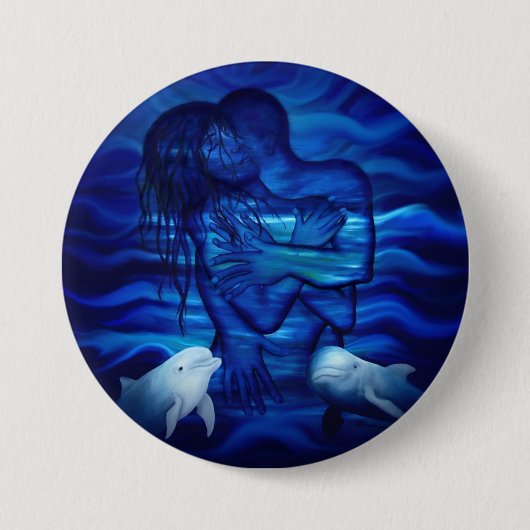 Liebe, Passionsakt - Paar mit Dolphin Button (Vorderseite)