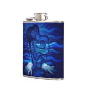 Liebe, Passionsakt - Paar mit Dolphin Flachmann (Links)