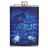 Liebe, Passionsakt - Paar mit Dolphin Flachmann (Vorderseite)