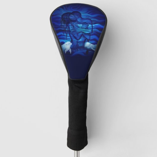 Liebe, Passionsakt - Paar mit Dolphin Golf Headcover (Vorderseite)