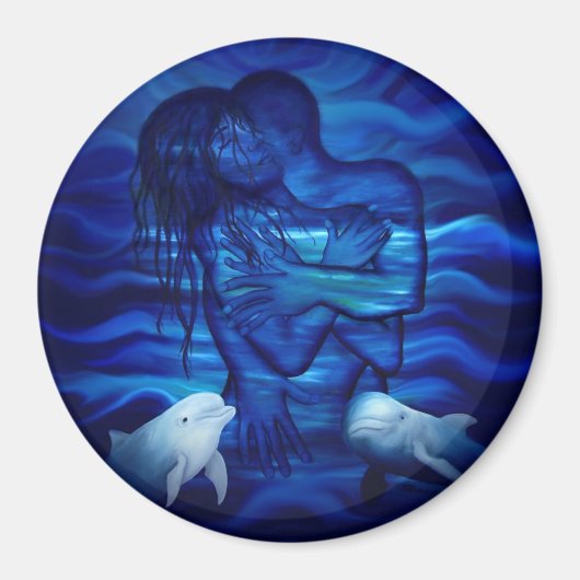 Liebe, Passionsakt - Paar mit Dolphin Magnet (Vorne)
