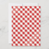 Liebe & Pasta Verlobung Einladung (Rückseite)