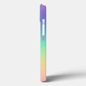 "Liebe" Pastel Rainbow Gradient Design Case-Mate iPhone Hülle (Rückseite / Links)
