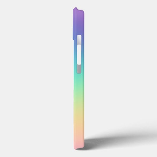 "Liebe" Pastel Rainbow Gradient Design Case-Mate iPhone Hülle (Rückseite / Links)