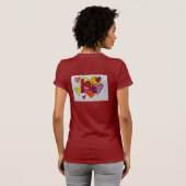 Liebe Patchwork Herz Glitzer Inspiration Shirts (Schwarz voll)