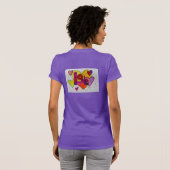 Liebe Patchwork Herz Glitzer Inspiration Shirts (Schwarz voll)