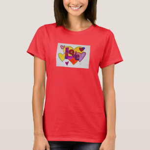 Liebe Patchwork Herzlich Willkommen in Word Art Sh T-Shirt