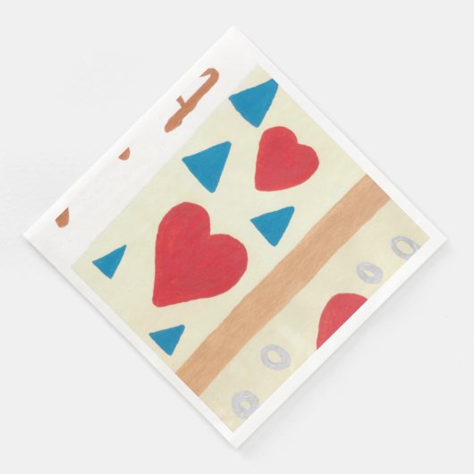 Liebe Path Paper Napkin Serviette (Ecke)