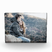 Liebe-Pattern-Overlay Fotoblock (Vorderseite)