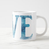 Liebe Paw Blue Jumbo-Tasse (Rechts)