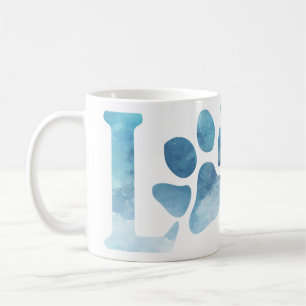 Liebe Paw Blue Kaffeetasse