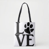 Liebe Paw Classic Tasche (Vorderseite)