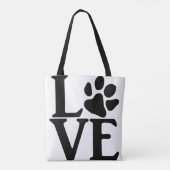 Liebe Paw Classic Tasche (Rückseite)