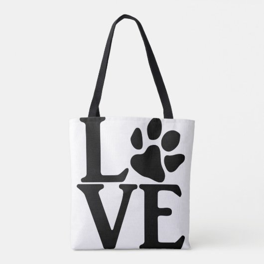 Liebe Paw Classic Tasche (Rückseite)