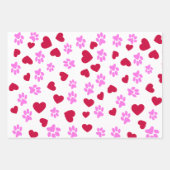 Liebe Paw Druckpapier Geschenkpapier Set (Vorderseite 2)
