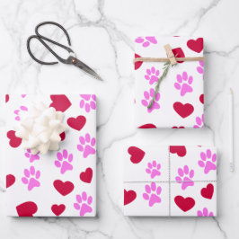 Liebe Paw Druckpapier Geschenkpapier Set
