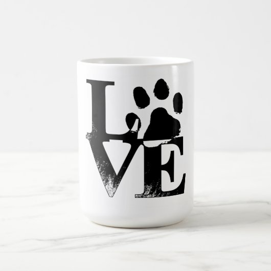 Liebe Paw Kaffeetasse (Mittel)