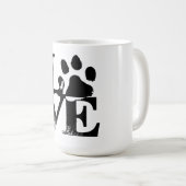 Liebe Paw Kaffeetasse (VorderseiteRechts)