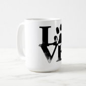 Liebe Paw Kaffeetasse (Vorderseite Links)