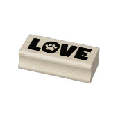 Liebe Paw Print Gummistempel (Stempel)