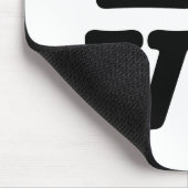 Liebe Paw Print Mousepad (Ecke)