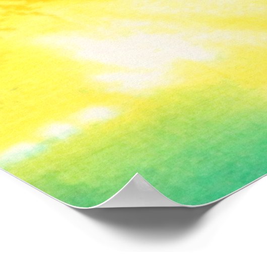 Liebe & Peace 60er Retro Poster (Ecke)