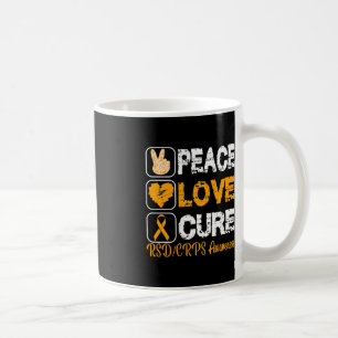 LIEBE PEACE CURE RSD CRPS AWARENZ KAFFEETASSE